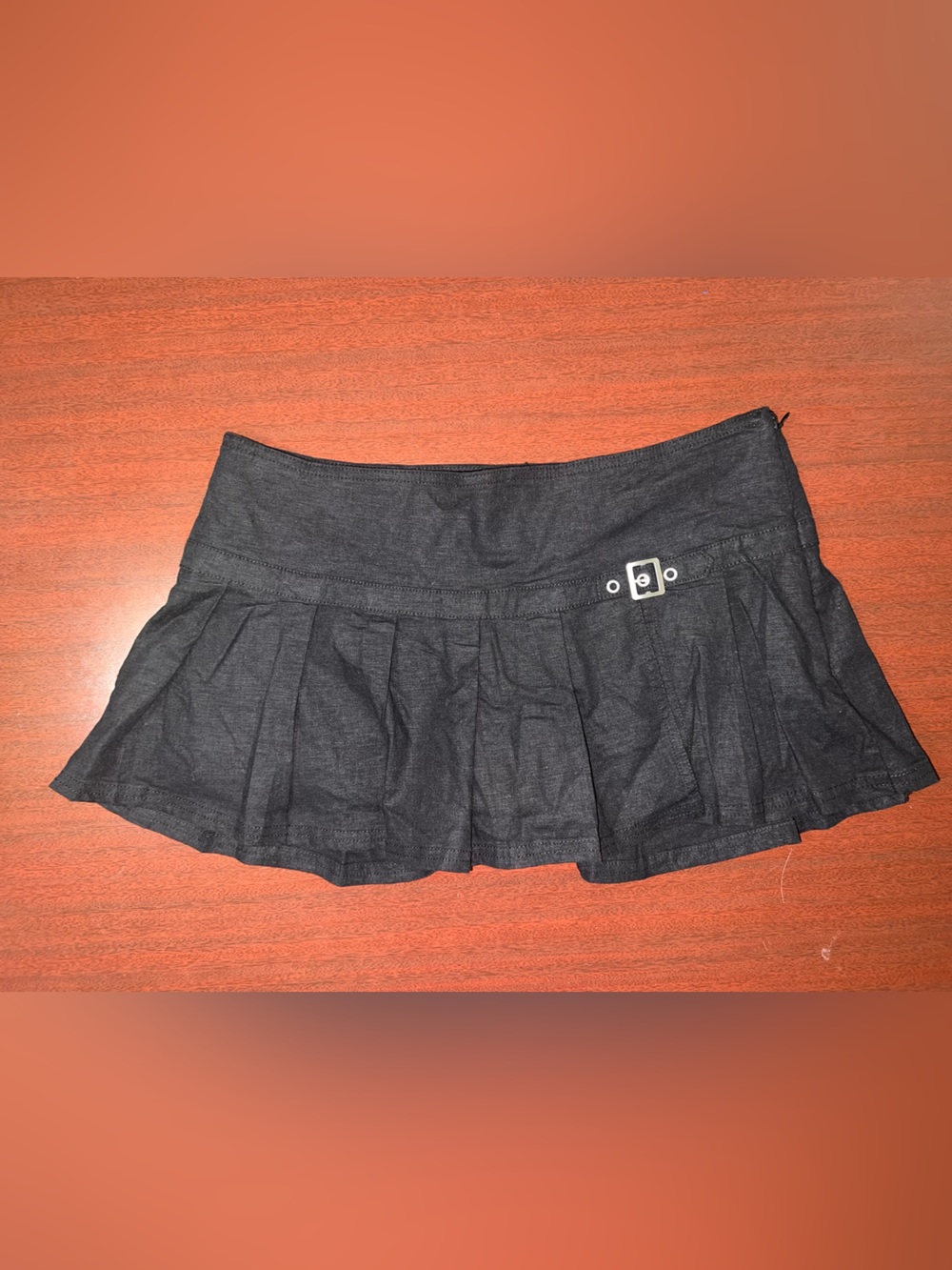 BDG Shaina Belted Linen Micro Mini Skort - Picture 3 of 6